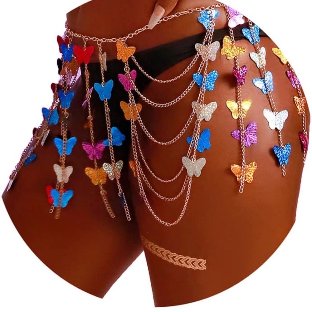 Butterfly Chain Belt